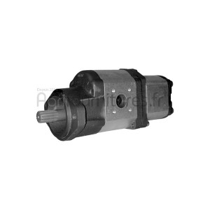 Pompes hydrauliques à engrenages double 28 + 16 cc Bepco 69/565-85 pour tracteur