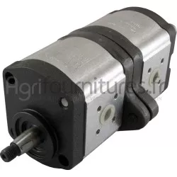 Pompes hydrauliques à engrenages double 11 + 8 cc Bepco 69/565-114 pour tracteur