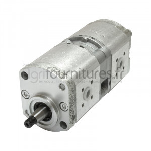 Pompes hydrauliques à engrenages double 16 + 11 cc Bepco 69/565-36 pour tracteur