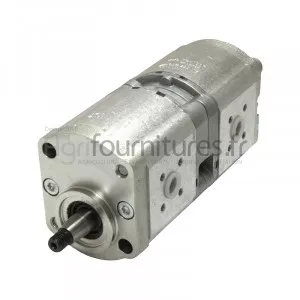 Pompes hydrauliques à engrenages double 16 + 14 cc Bepco 69/565-37 pour tracteur