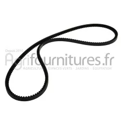Courroie trapézoidale avx10 - 1125 la, crantée 9,5 mm Bepco 71/144-11250 pour tracteur