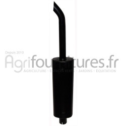 Silencieux d'échappement Ø int. 74 - l. 1171 mm Bepco 30/165-155 pour tracteur