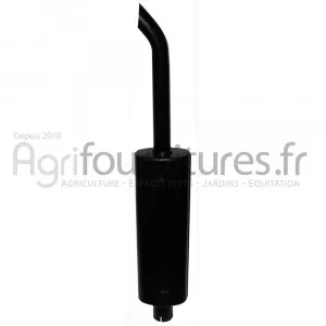 Silencieux d'échappement Ø int. 74 - l. 1171 mm Bepco 30/165-155 pour tracteur