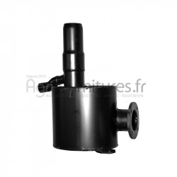 Silencieux d'échappement Ø int. 56 - l. 390 mm Bepco 24/165-117 pour tracteur