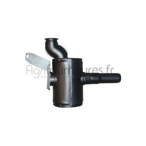 Silencieux d'échappement Ø int. 61 - l. 390 mm Bepco 24/165-158 pour tracteur