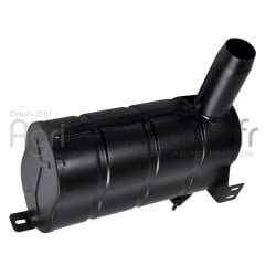 Silencieux d'échappement Ø int. 52 - l. 375 mm Bepco 26/165-20 pour tracteur