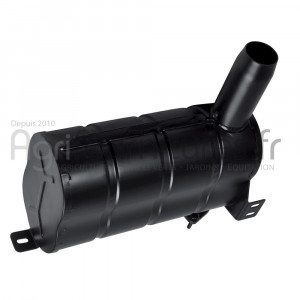 Silencieux d'échappement Ø int. 52 - l. 375 mm Bepco 26/165-20 pour tracteur
