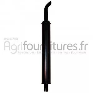 Silencieux d'échappement Ø int. 39 - l. 870 mm Bepco 30/165-6 pour tracteur