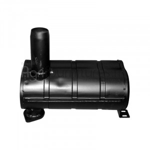 Silencieux d'échappement Ø int. 53 - l. 390 mm Bepco 28/165-134 pour tracteur