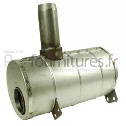 Silencieux d'échappement Ø int. 75 - l. 360 mm Bepco 26/165-36 pour tracteur