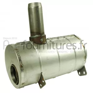 Silencieux d'échappement Ø int. 75 - l. 360 mm Bepco 26/165-36 pour tracteur