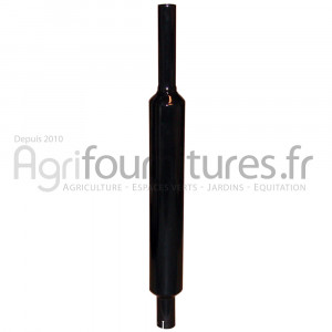 Silencieux d'échappement Ø int. 55.3 - l. 1358 mm Bepco 30/165-27 pour tracteur