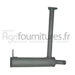 Silencieux d'échappement Ø int. 40 - l. 577 mm Bepco 30/165-157 pour tracteur
