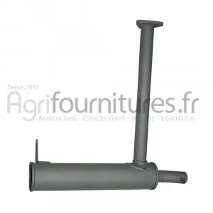 Silencieux d'échappement Ø int. 40 - l. 577 mm Bepco 30/165-157 pour tracteur
