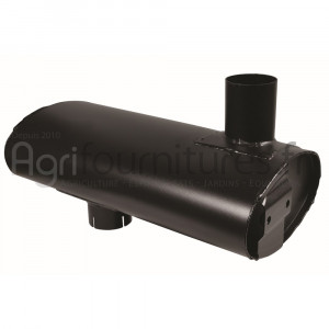 Silencieux d'échappement Ø int. 80 - l. 510 mm Bepco 25/165-103 pour tracteur