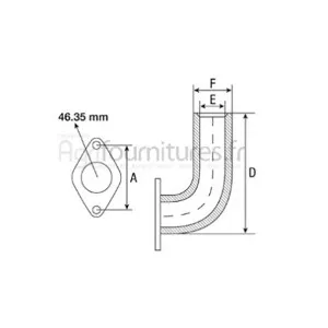 Coude d'échappement Bepco 28/164-33/NU