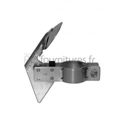 Raincap Ø 76-89mm - peinture noire échappement Bepco 70/2930-76 pour tracteur