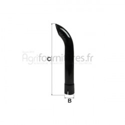 Tube d'extension Ø 61.3 - l. 450 mm échappement Bepco 23/SF4987597 pour tracteur