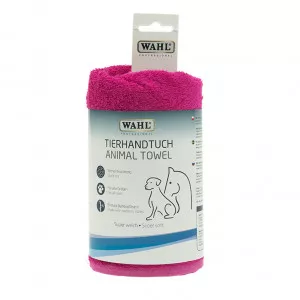 Serviette en bambou rose Wahl