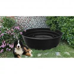 Bassin pour animaux noir 1300 L Plast'Up