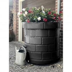 Puit collecteur d'eau noir 340 L Plast'Up