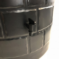 Puit collecteur d'eau noir 340 L Plast'Up