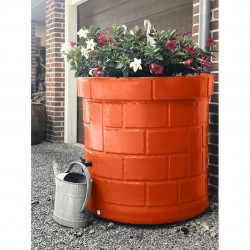 Puit collecteur d'eau orange 340 L Plast'Up