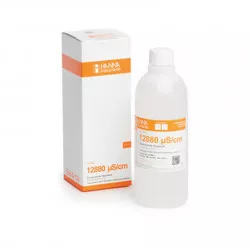 Solution d'étalonnage Hanna Instruments, conductivité à 12,88 mS-cm, bouteille 500 mL