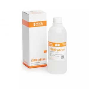 Solution d'étalonnage Hanna Instruments, conductivité à 12,88 mS-cm, bouteille 500 mL