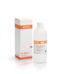 Solution d'étalonnage Hanna Instruments, conductivité à 84 micro-seconde-cm, bouteille 1 L