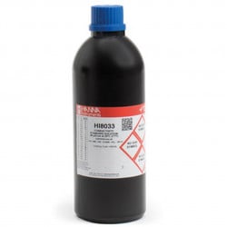 Solution d'étalonnage de conductivité Hanna Instruments, 84 micro-seconde-cm, bouteille FDA 500 mL