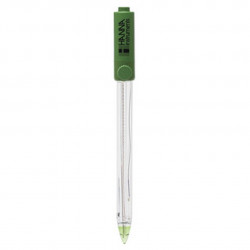 Électrode pH-°C Hanna Instruments, pour graisses, crèmes et échantillons de sol, corps verre, connecteur DIN, câble 1 m