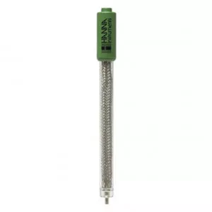 Électrode rédox séparée Hanna Instruments, capteur argent, corps en verre, connecteur BNC, câble 1 m