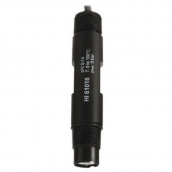 Électrode pH amplifiée Hanna Instruments, hautes températures, entrée diff., Pt100, connecteur BNC, câble 5 m