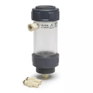 Chambre de passage longue Hanna Instruments pour sondes avec module de turbidité