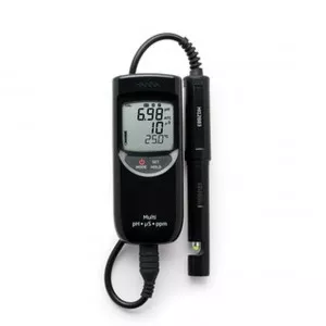 pH-EC-TDS-°C-mètre professionnel Hanna Instruments, compact, étanche, 3999 micro-seconde, 2000 mg-L