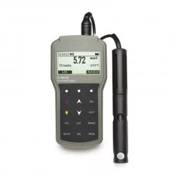 Oxymètre étanche avec baromètre intégré Hanna Instruments, port USB, sonde oxygène polarographique et câble 4 m