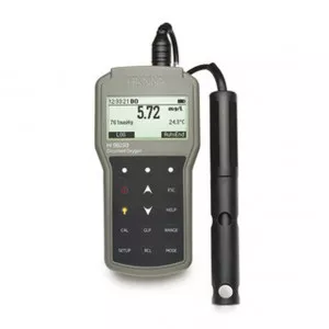 Oxymètre étanche avec baromètre intégré Hanna Instruments, port USB, sonde oxygène polarographique et câble 4 m