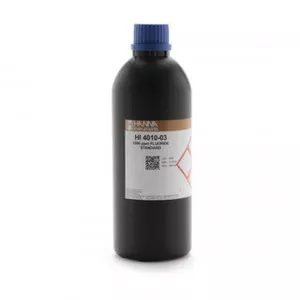 Solution étalon 1000 mg-L fluorures Hanna Instruments, 500 mL