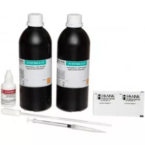 Réactifs pour photomètres Hanna Instruments, dureté totale (300 tests : 100 tests de chaque gamme)