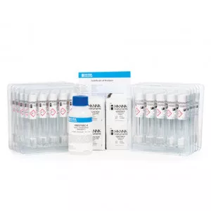 Réactifs phosphore total gamme étroite Hanna Instruments, 0,00 à 1,15 mg-L, 50 tubes prédosés
