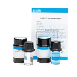 Solutions étalons Cal Check HI97771-11 Hanna Instruments pour chlore gamme étendue, 0,0, 1,0 et 100 mg-L