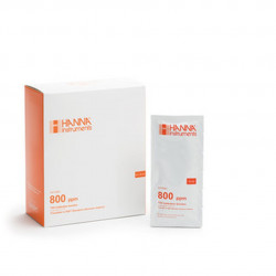 Solution d'étalonnage Hanna Instruments, TDS à 800 mg-L, 25 sachets de 20 mL