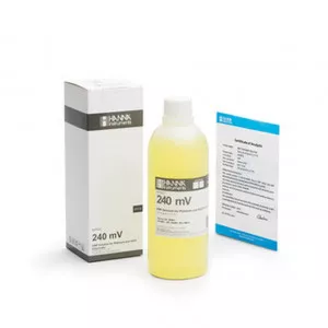 Solution test Hanna Instruments rédox à 240 mV, bouteille 500 mL