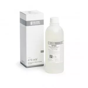 Solution test Hanna Instruments rédox à 470 mV, bouteille 500 mL
