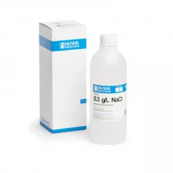 Solution chlorure sodium Hanna Instruments, 0,3 g-L, bouteille 500 mL