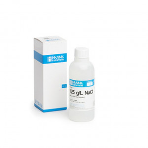 Solution chlorure sodium Hanna Instruments, 125 g-L, bouteille 250 mL