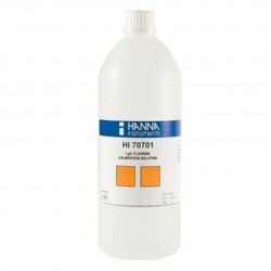 Solution fluorures Hanna Instruments, 1 g-L, bouteille 500 mL
