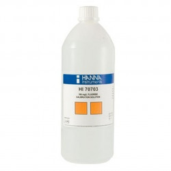 Solution fluorures Hanna Instruments, 100 mg-L, bouteille 500 mL