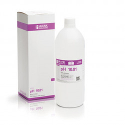 Solution tampon Hanna Instruments, pH 10,01, coloration violette, bouteille 1 L